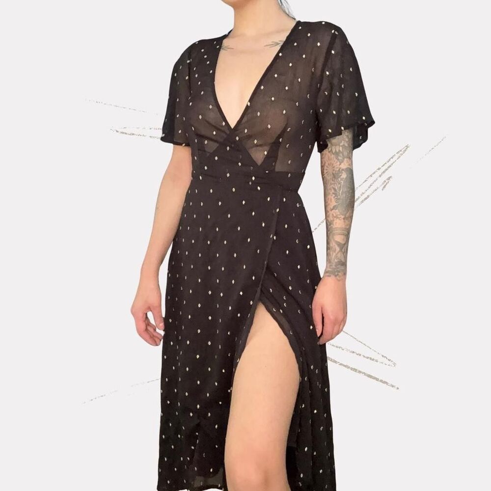Forever-21 Women's Black Dress